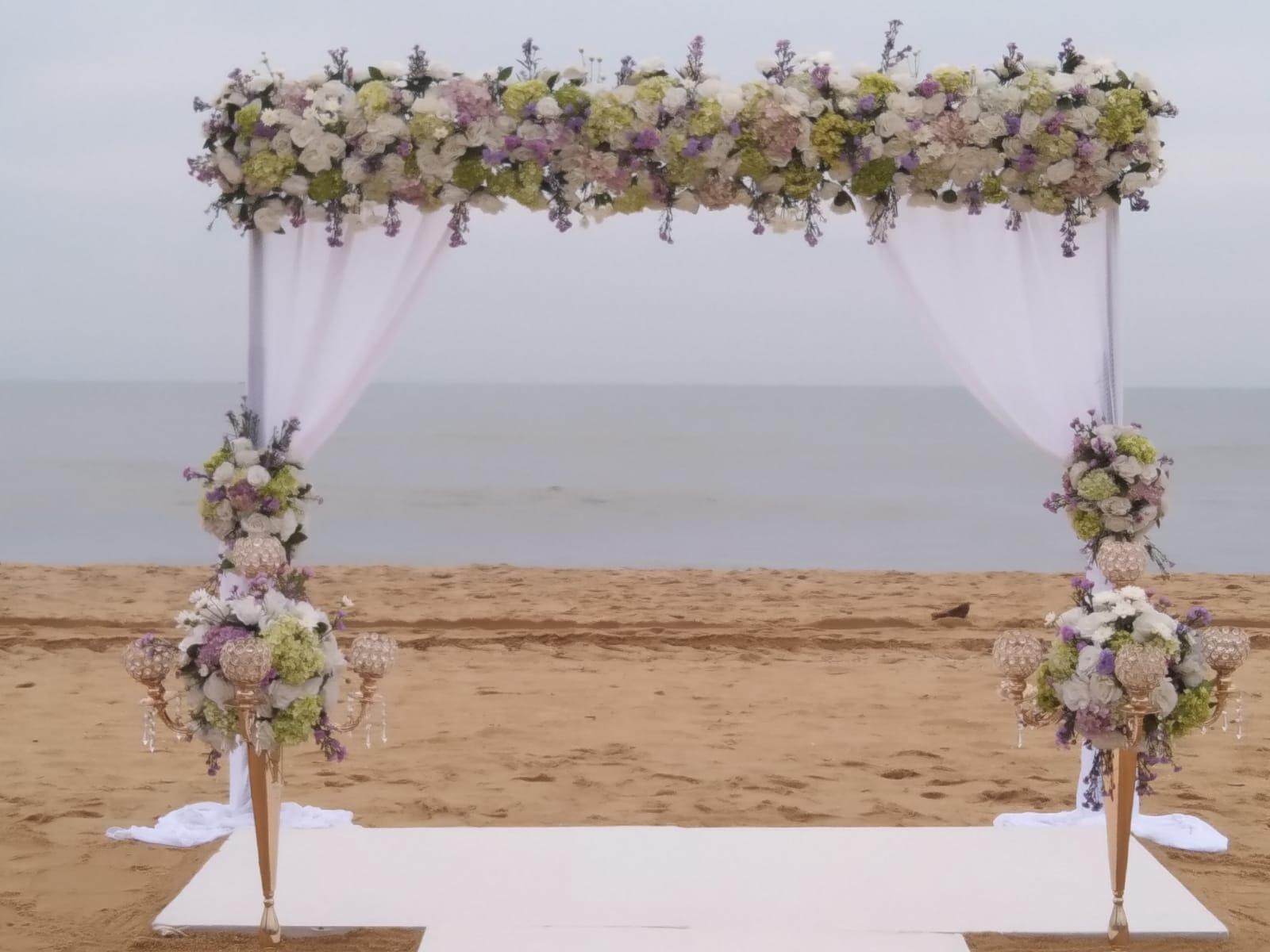 Izumi Blossom Beachfront Wedding Arch